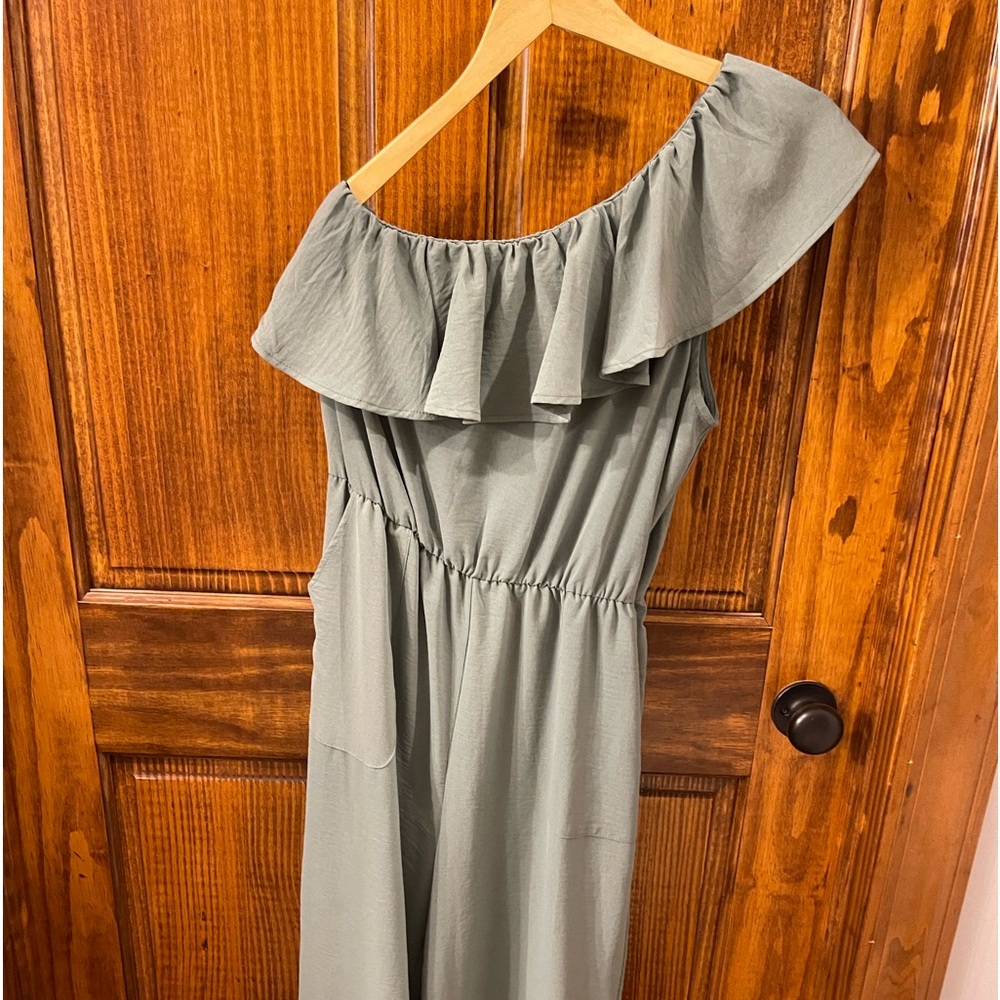 Entro one shoulder romper with pockets